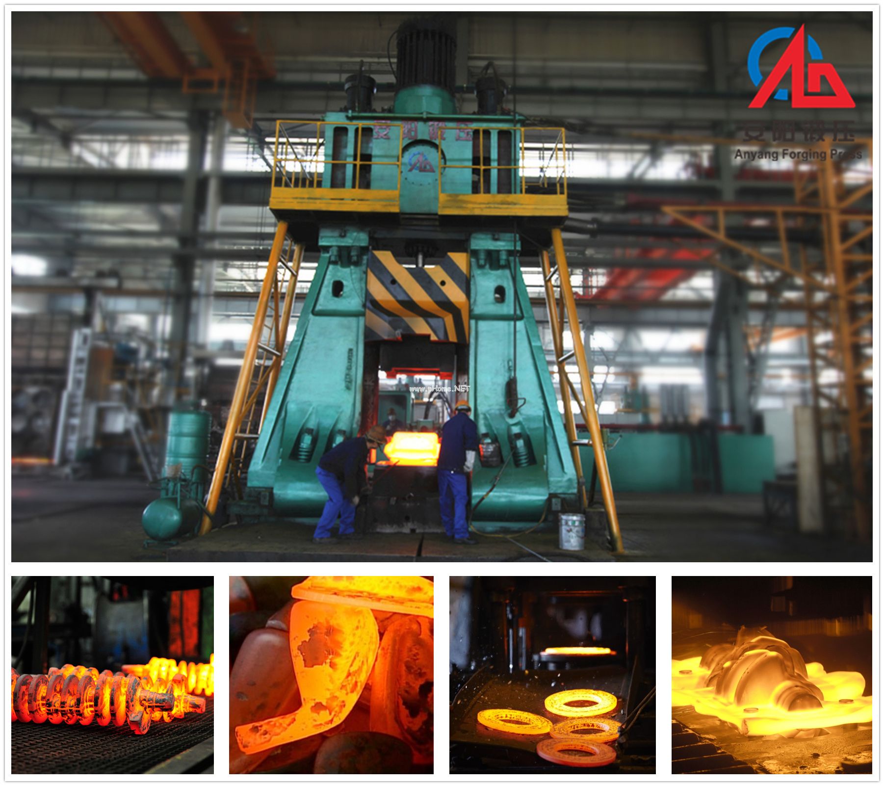 Alloy tool steel forging process and forging machine