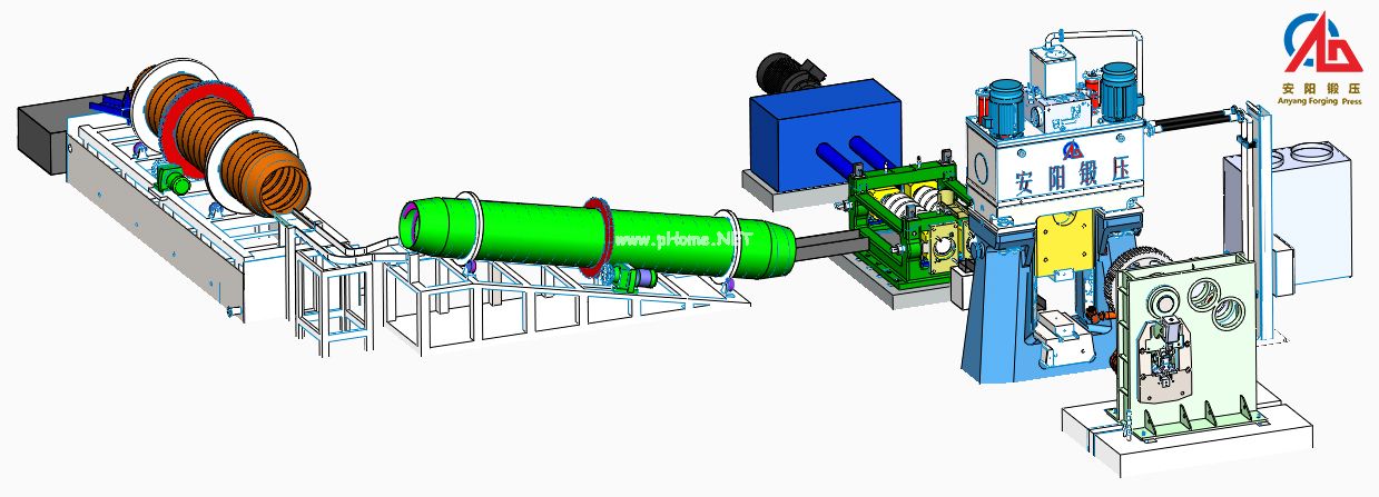 steel ball forging and rolling automatic production line