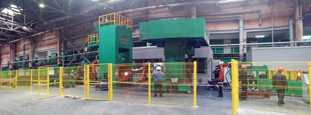 electric screw press automation forging line