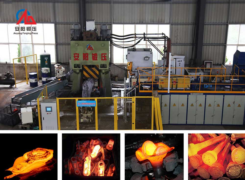 connecting rod forging machine and forging process describe