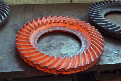 How do they make gears forging process