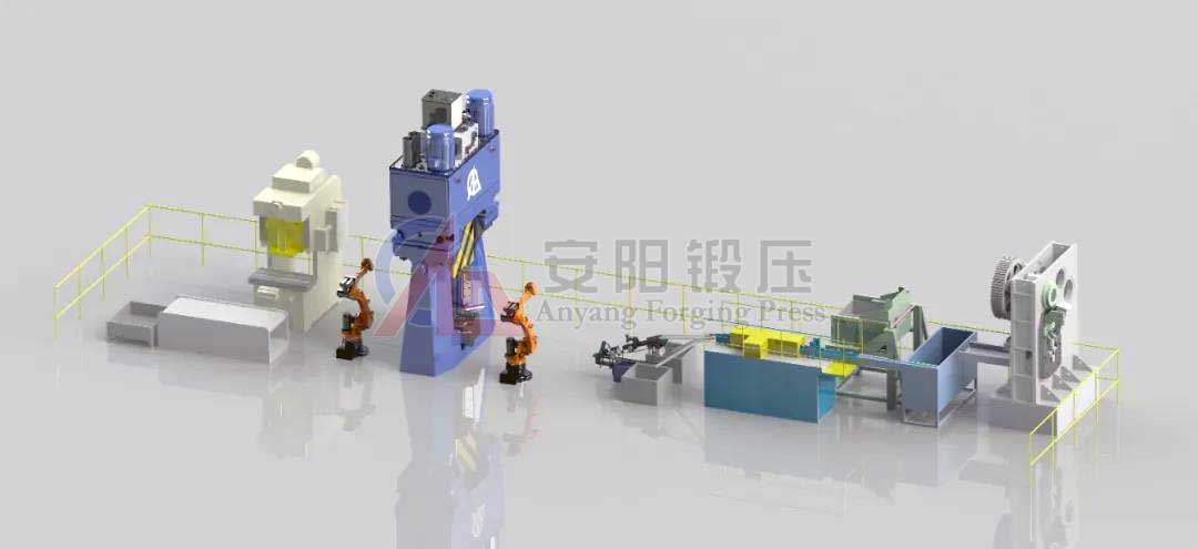 automatic die hammer forging line