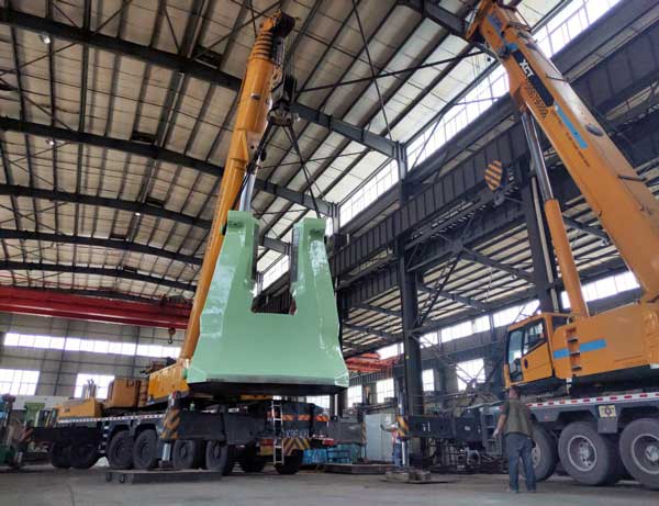how to lift 160kj CNC forging hammer column